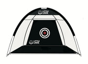 Little Links kids golf hitting net with center target shown in a front view, designed for at-home practice to help young golfers improve accuracy, swing consistency, and confidence while training indoors or outdoors.