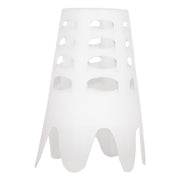Little Links kids golf indoor tee in white color, designed for practicing on mats or hard surfaces, helping young golfers improve their swing without needing grass.